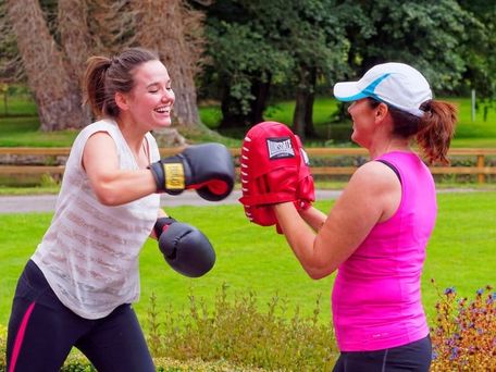 FitFarms Derbyshire Weight Loss Retreat boxing 