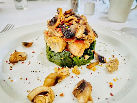 Weight Loss Retreat Breakfast served on the 2 week course