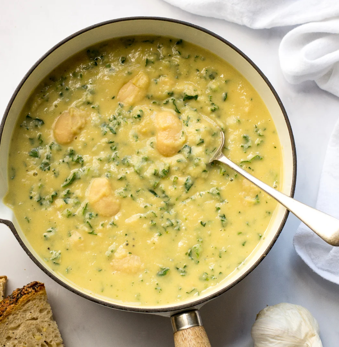 Bean and Vegetable Autumn Weight Loss Retreat Soup